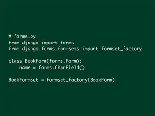 What's New in newforms-admin