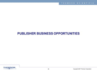 PUBLISHER BUSINESS OPPORTUNITIES 