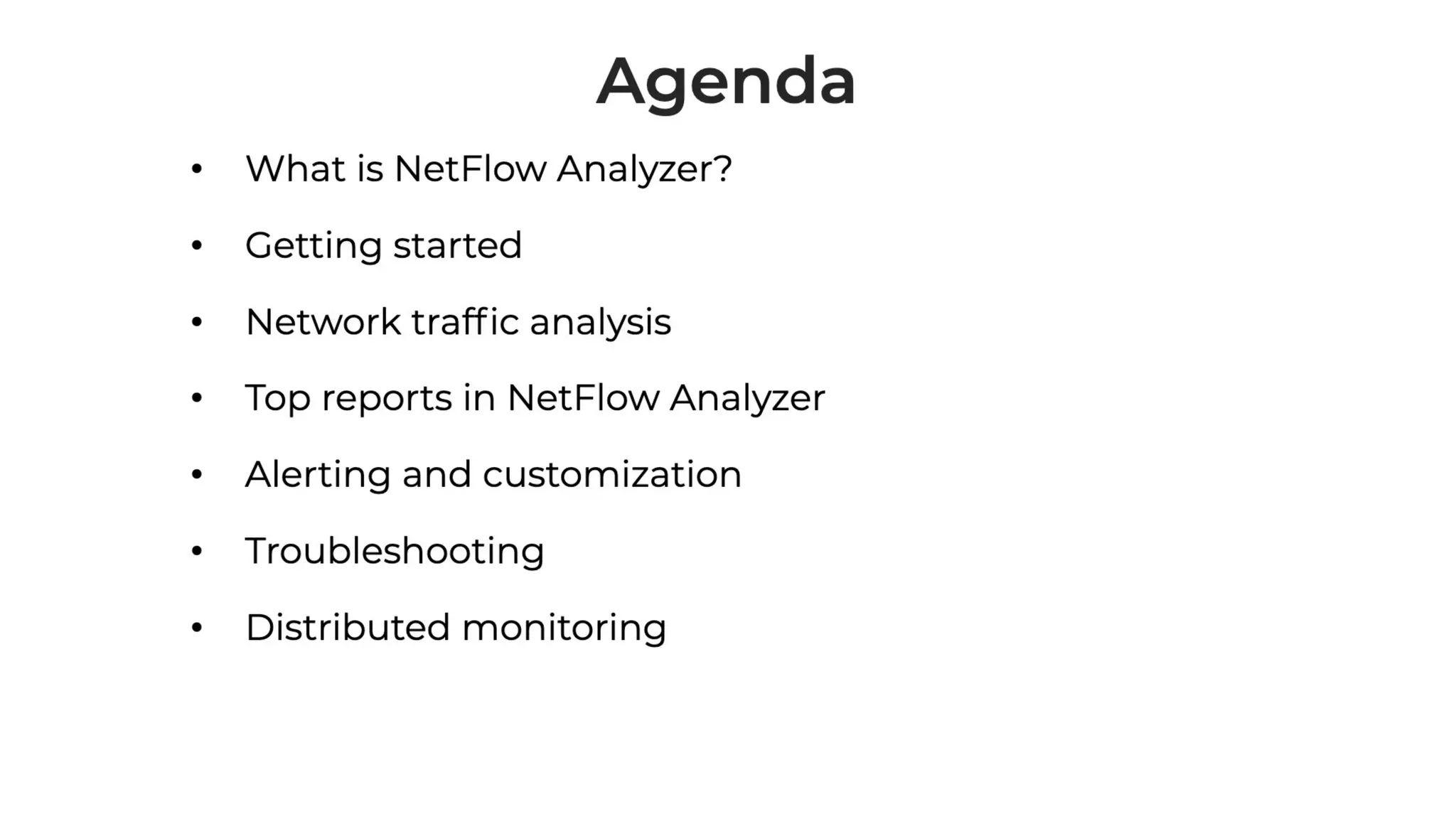 NetFlow Analyzer Free Training Series Part I - May 2020