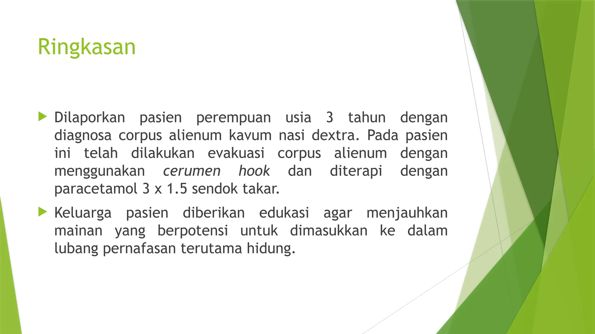 korpal hidung presentasi kasus case report.pptx