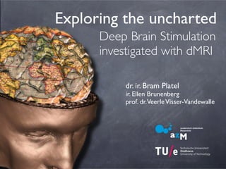 Exploring the uncharted
      Deep Brain Stimulation
      investigated with dMRI

          dr. ir. Bram Platel
          ir. Ellen Brunenberg
          prof. dr.Veerle Visser-Vandewalle
 