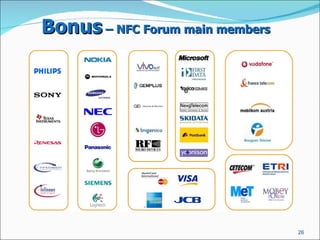Bonus  – NFC Forum main members   