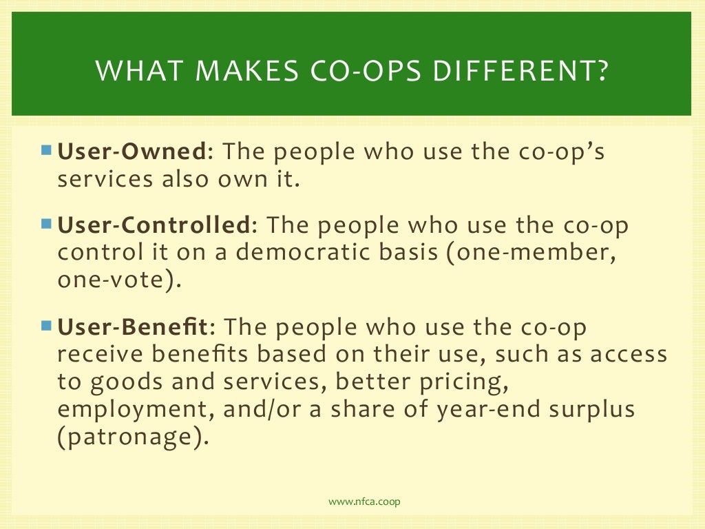What is a Coop? Our Coop and the Wider Cooperative Movement