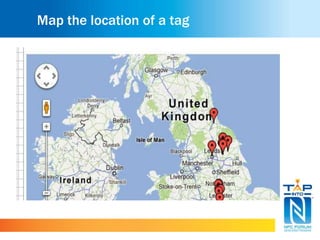 Map the location of a tag
 