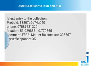 Asset Location via RFID and NFC
 