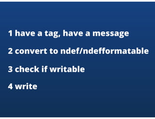 NFC Android Introduction