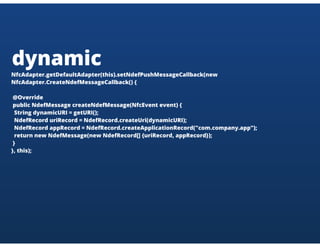 NFC Android Introduction