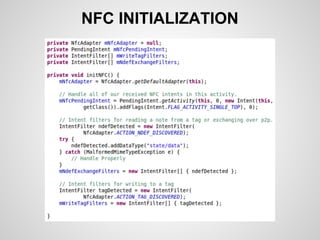 NFC INITIALIZATION

 