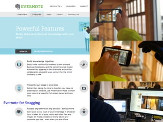 Evernote for Snagging

 