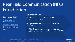 NFC Introduction Slide 1
