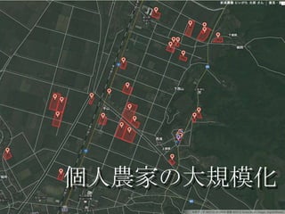 個人農家の大規模化
 