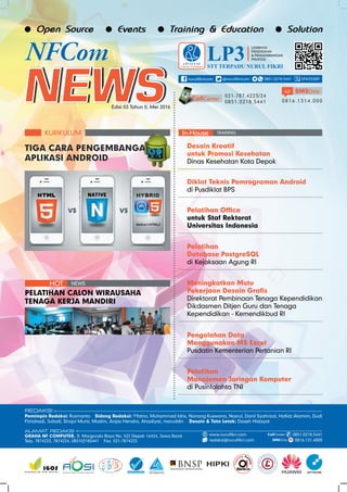 Newsletter Nurul Fikri Computer edisi Juni 2016