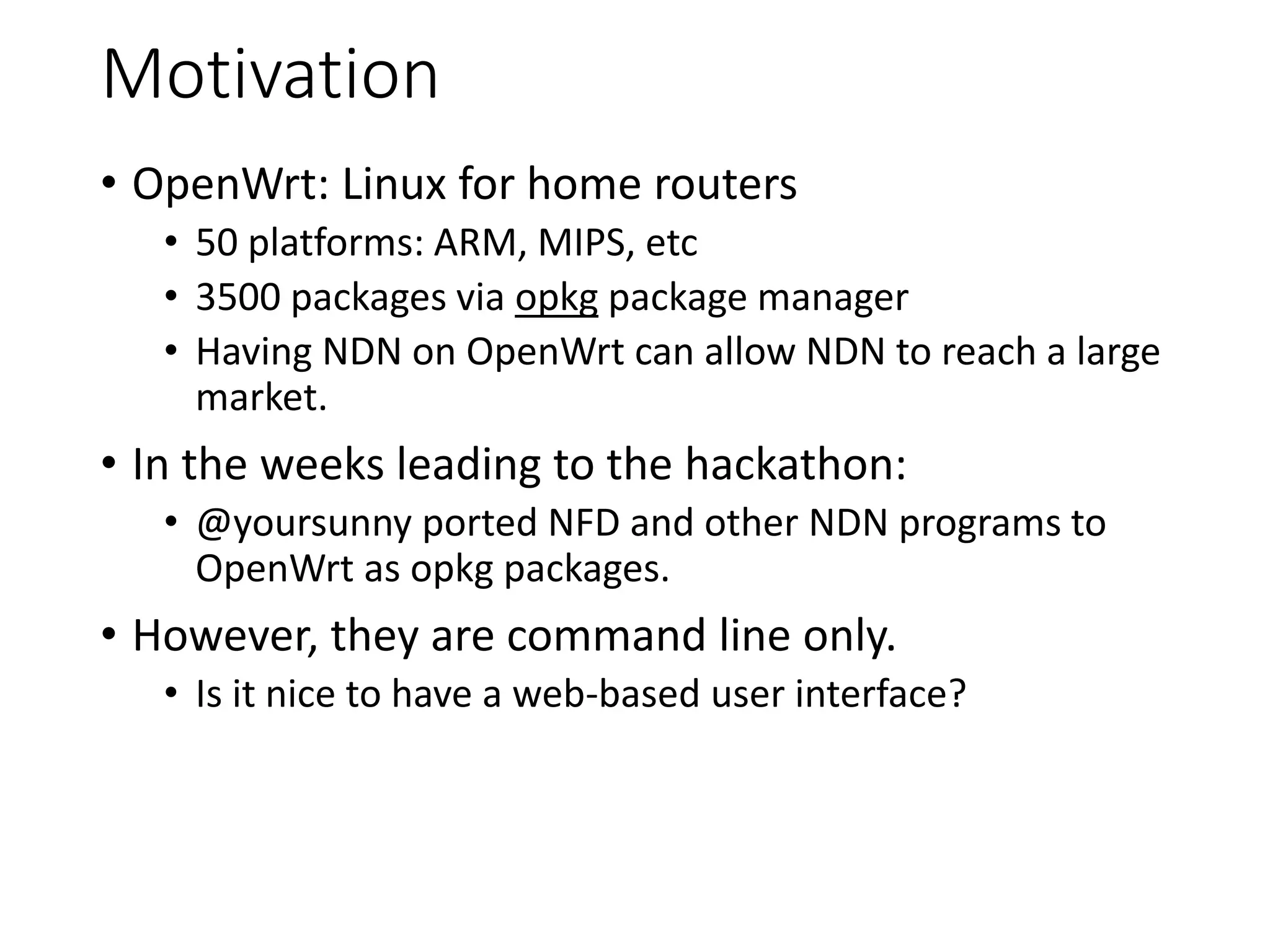 NFD LuCI | PPT