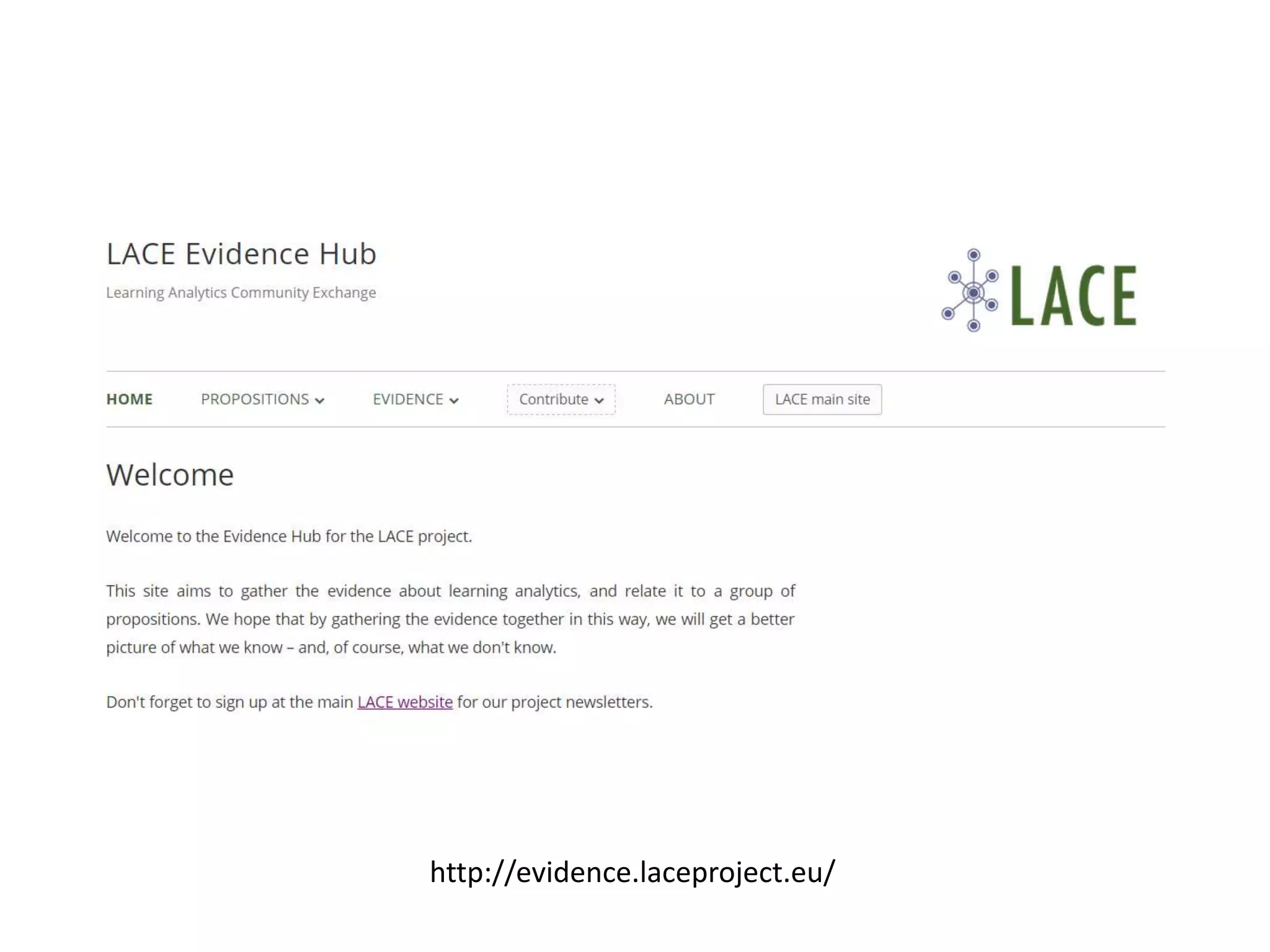 http://evidence.laceproject.eu/
 