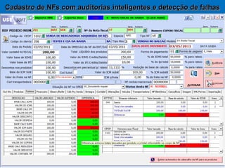 Cadastro de NFs com auditorias inteligentes e detecção de falhas 