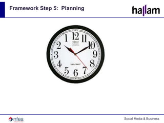 Framework Step 5:  Planning