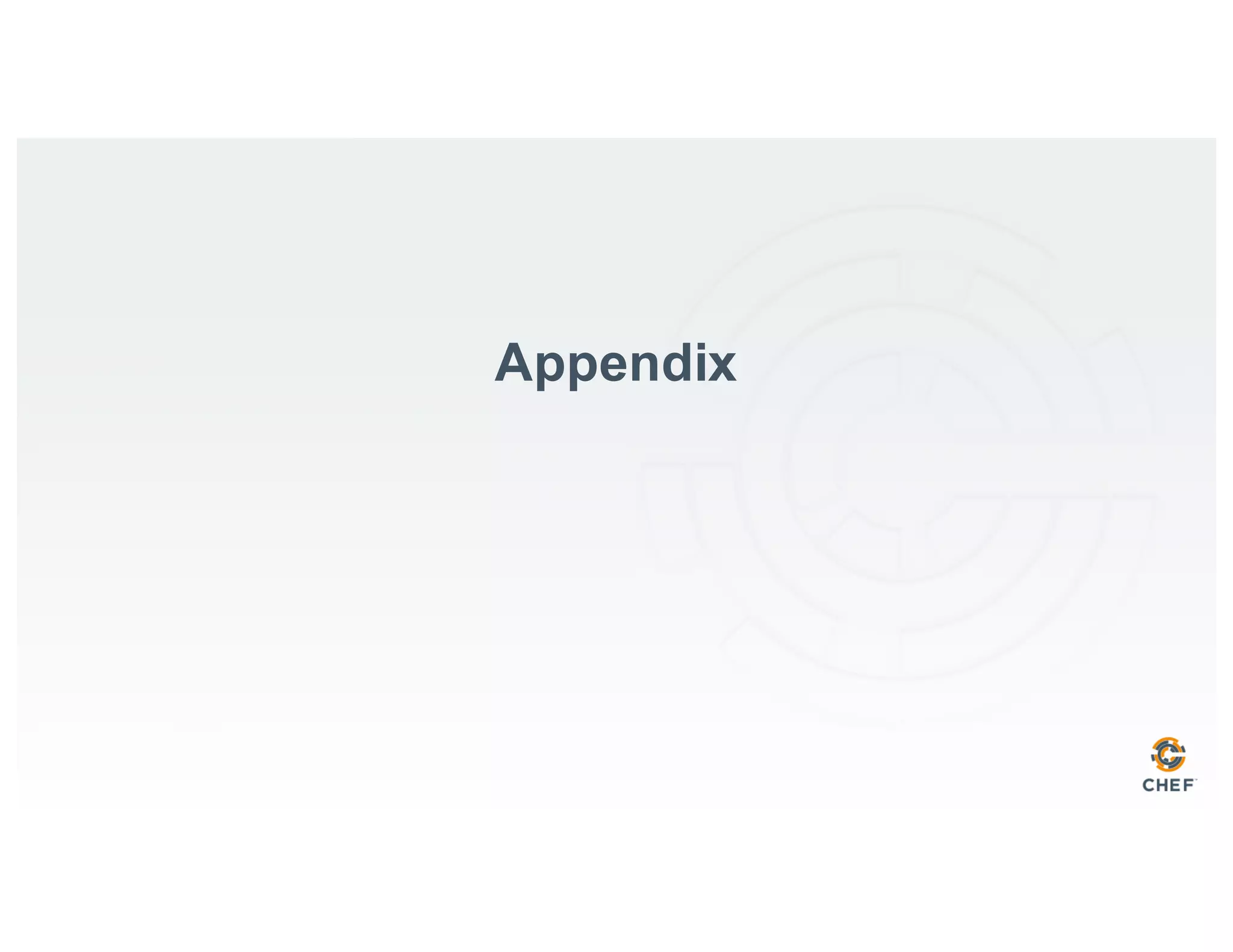Appendix
 