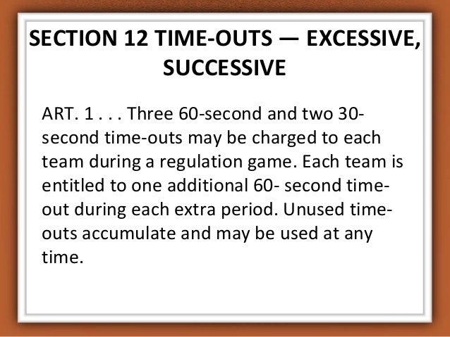 Nfhs Basketball Rule 5