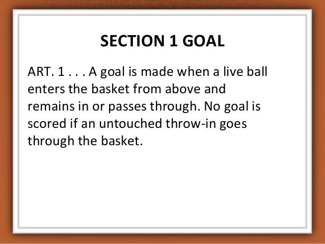 Nfhs Basketball Rule 5