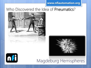 Magdeburg Hemispheres
Who Discovered the Idea of Pneumatics?
www.nfiautomation.org
nfi
 