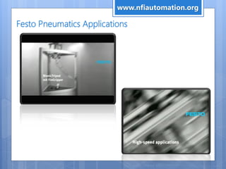 Festo Pneumatics Applications
www.nfiautomation.org
 