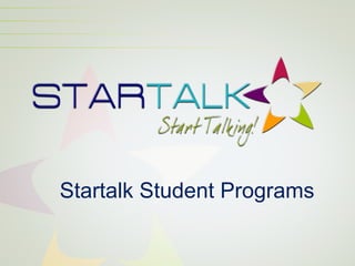 Startalk Student Programs 