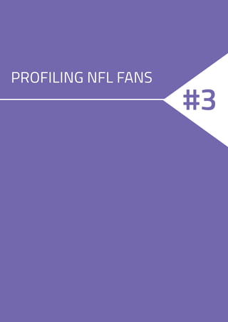 5
PROFILING NFL FANS
#3
 