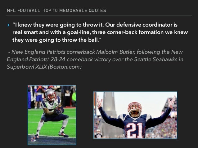 NFL's Top 10 Memorable Quotes From Players and Coaches