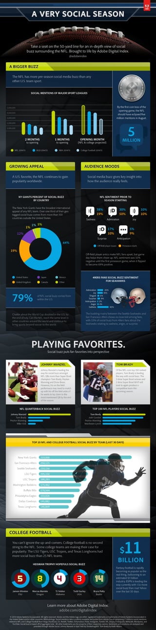Adobe Digital Index: NFL Social Buzz
