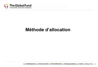 144
Méthode d’allocation