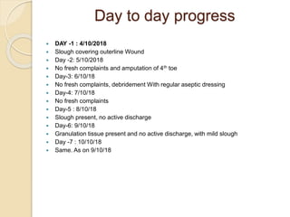 Necrotizing fasciitis Case presentation 