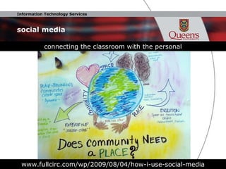 social media www.fullcirc.com/wp/2009/08/04/how-i-use-social-media connecting the classroom with the personal 