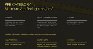 NFPA 70E 2018 – AN OVERVIEW OF 4 DIFFERENT ARC FLASH PPE CATEGORIES | PDF