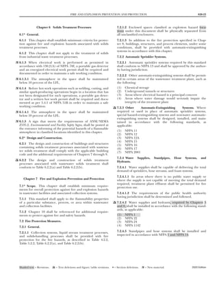FIRE AND EXPLOSION PREVENTION AND PROTECTION 820-23
Shaded text = Revisions. Δ = Text deletions and figure/table revisions...