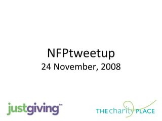 NFPtweetup 24 November, 2008 