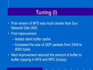 Design and Implementation of the Sun Network Filesystem (NFS ...