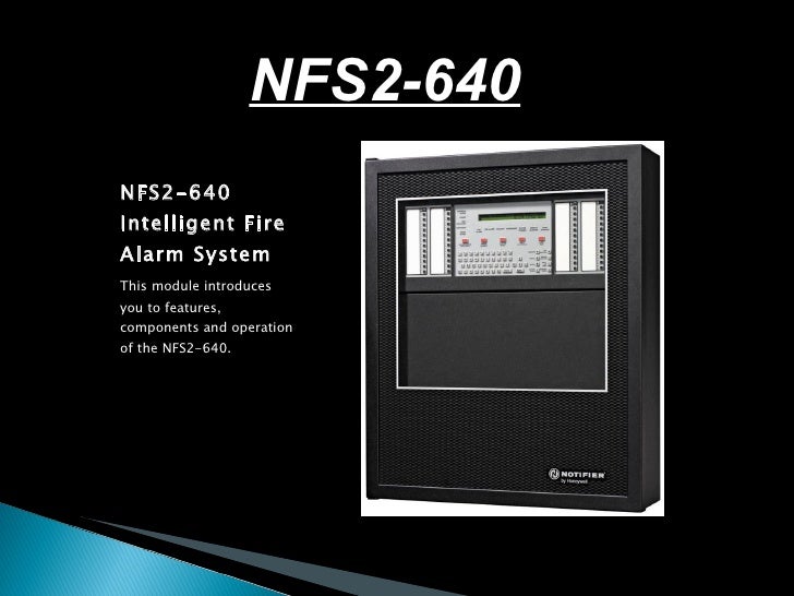 Notifier Programming Manual Nfs2 640e