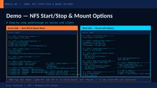 Comprehensive Linux NFS Training: Features, Mount Options ...