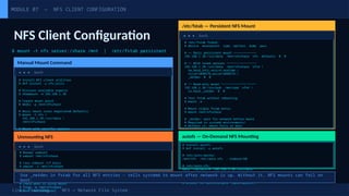 Comprehensive Linux NFS Training: Features, Mount Options ...