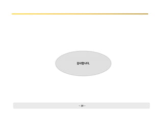 - 39 -
감사합니다.
 