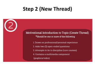 Step 2 (New Thread)
 
