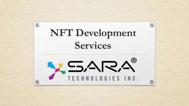 NFT Development
Services
 