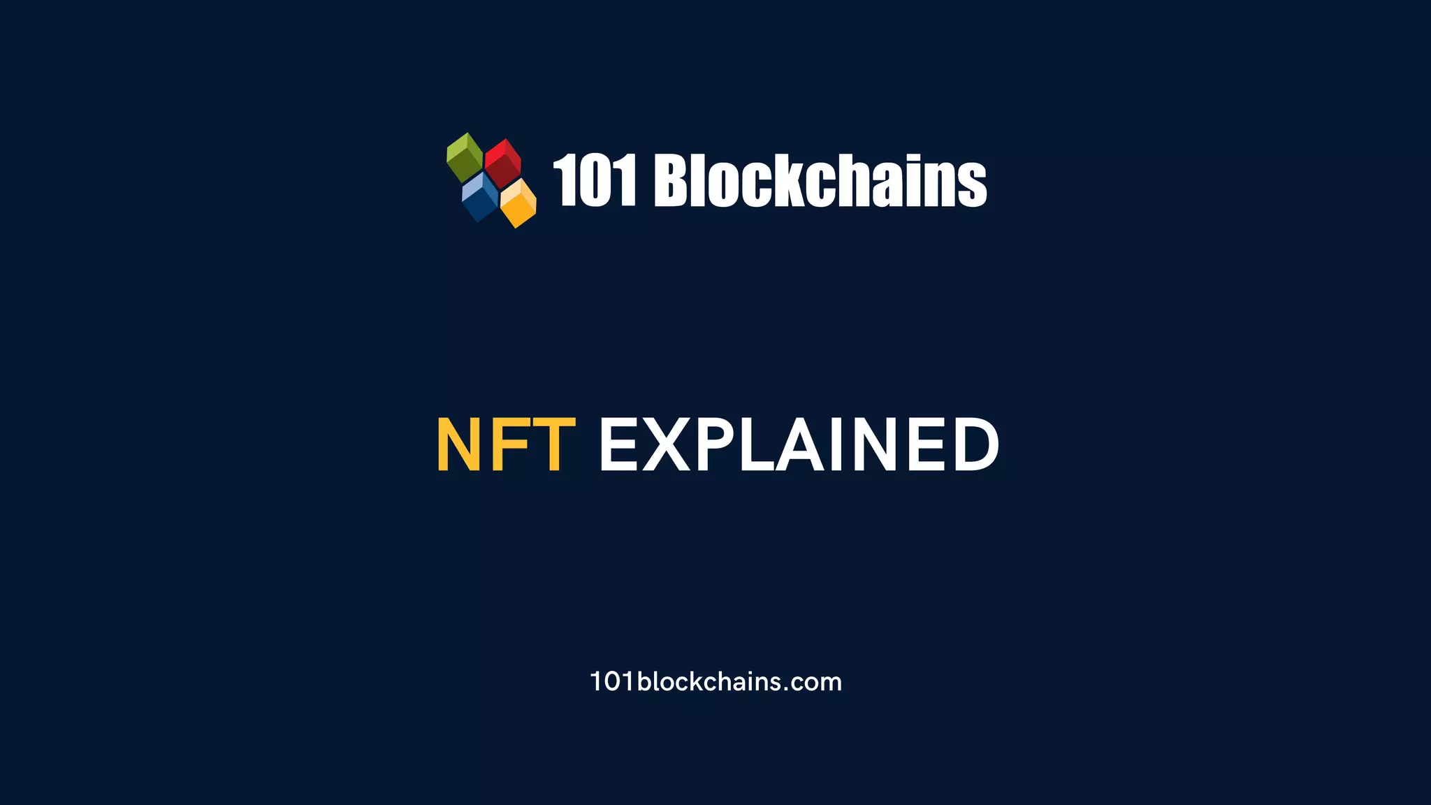 NFT EXPLAINED
101blockchains.com
 