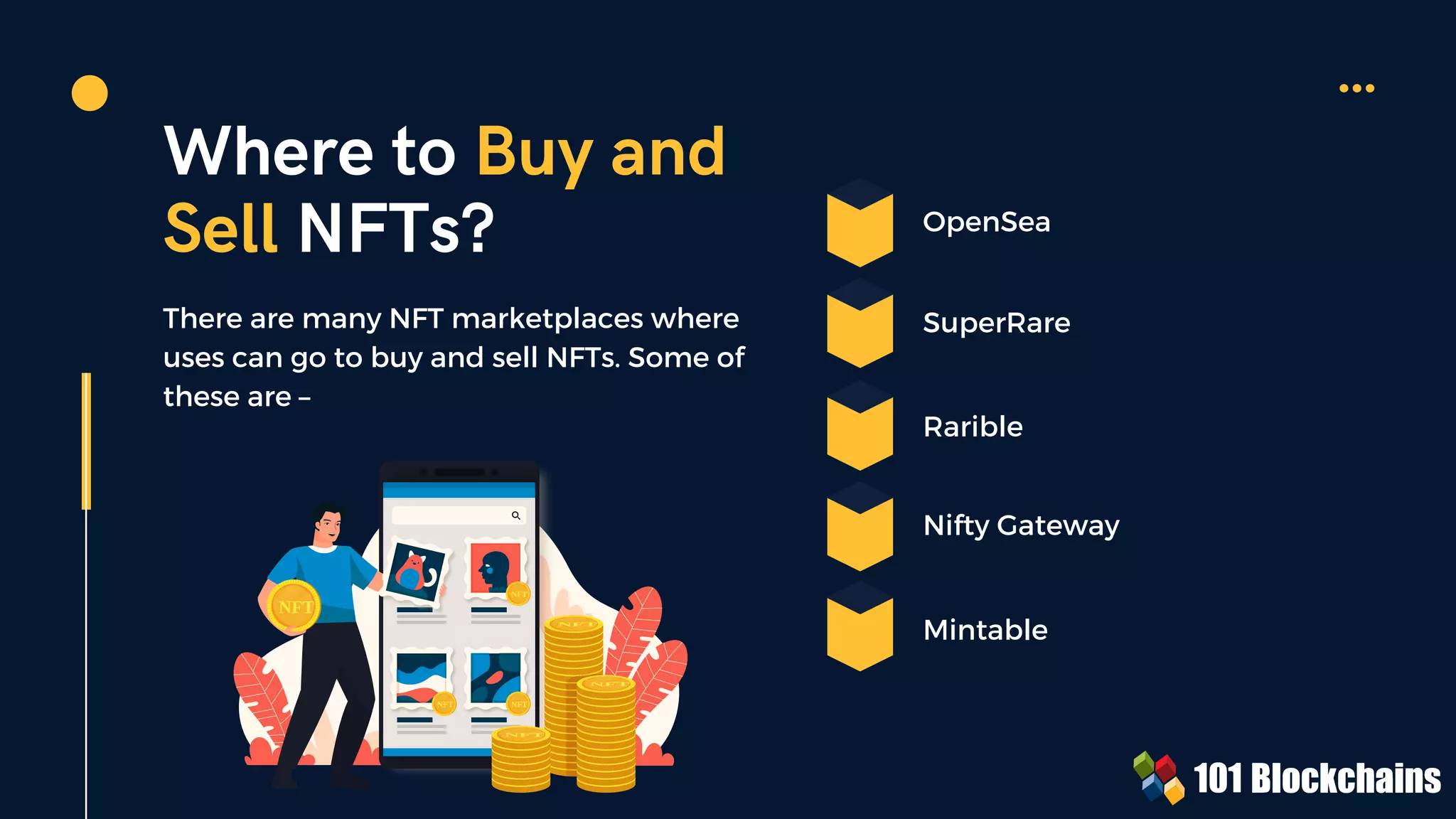 Where to Buy and
Sell NFTs? OpenSea
Rarible
SuperRare
Nifty Gateway
Mintable
There are many NFT marketplaces where
uses can go to buy and sell NFTs. Some of
these are –
NFT
NFT NFT
NFT
NFT
NFT
NFT
NFT
NFT
NFT
NFT
NFT
NFT
NFT
NFT
NFT
NFT
NFT
NFT
NFT
NFT
NFT
NFT
NFT
NFT
NFT
NFT
NFT
NFT
NFT
NFT
NFT
NFT
NFT
NFT
NFT
NFT
NFT
NFT
NFT
NFT
NFT
NFT
NFT
NFT
 