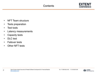 Exactpro: Non-functional testing approach | PPTX