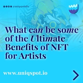 Benefits Of NFTs For Artitsts