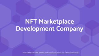NFT Marketplace
Development Company
https://www.cryptoexchangescript.com/nft-marketplace-software-development
 