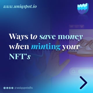 Ways to Save Money When Minting  || SWIPE 👉🏻