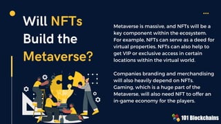 NFTs and Their Role in The Metaverse | PDF