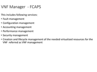NFV management and orchestration framework architecture | PPTX